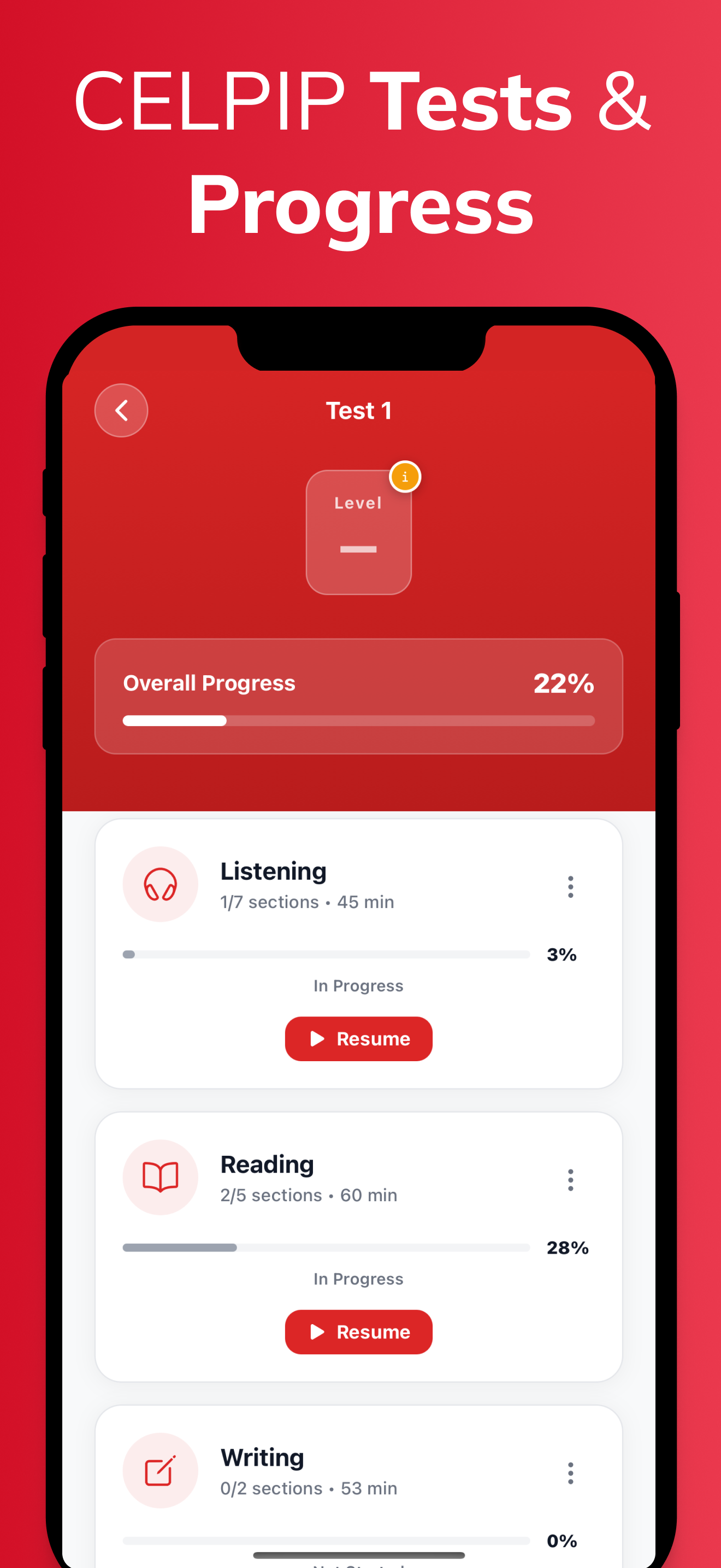 CELPIP Prep : Practice Test