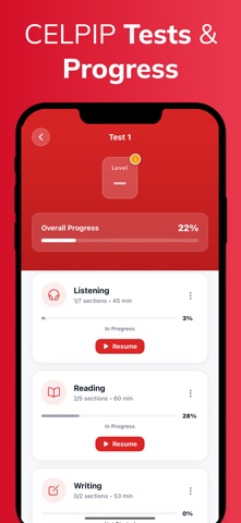 CELPIP Prep : Practice Test screenshot