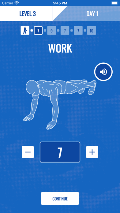 Push Ups Personal Trainer Screenshot