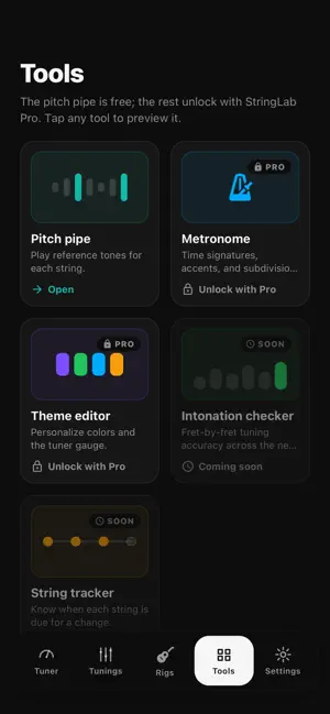 StringLab: Guitar Tuner screenshot 3