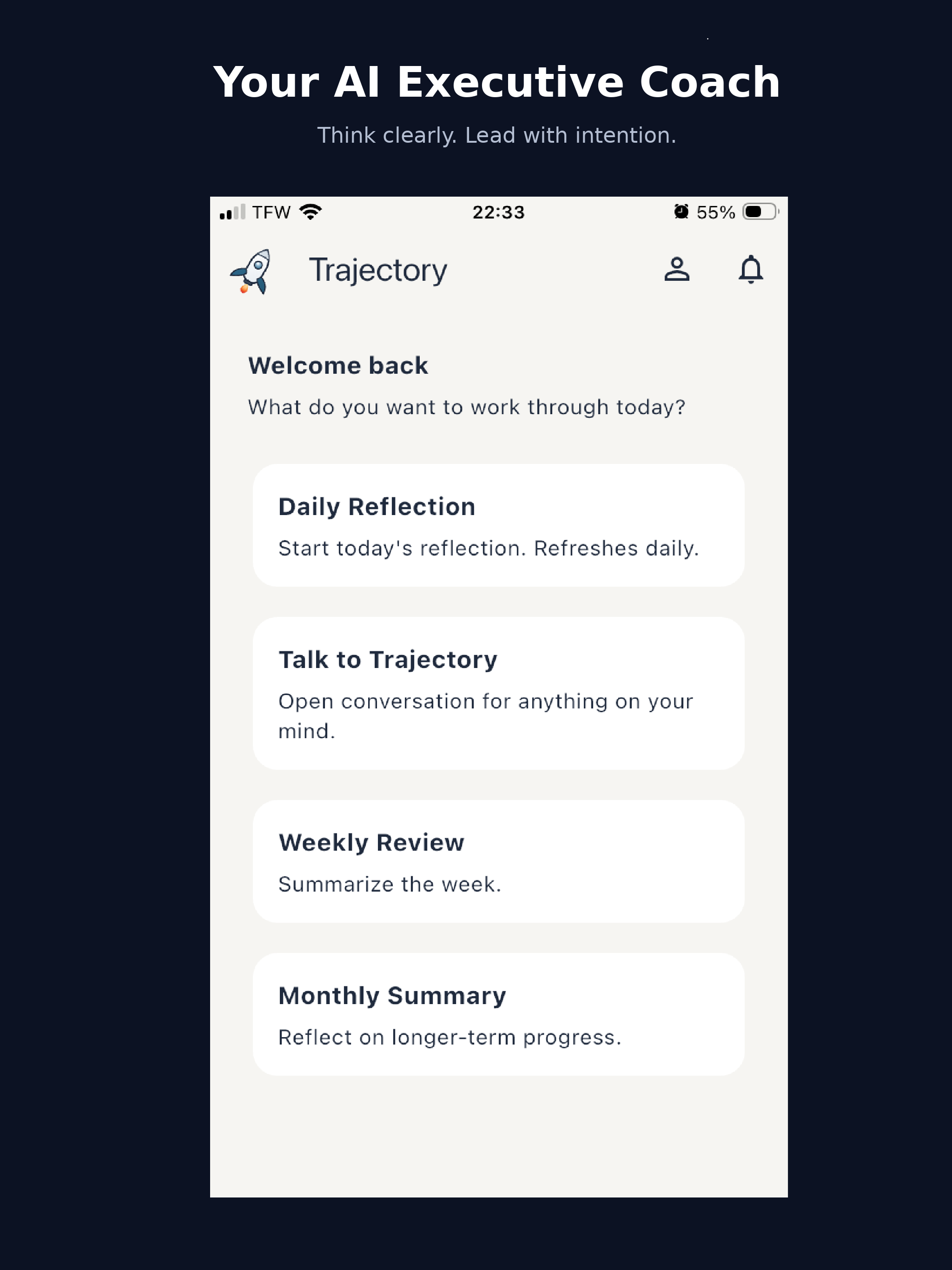 Trajectory: AI Executive Coach screenshot 9