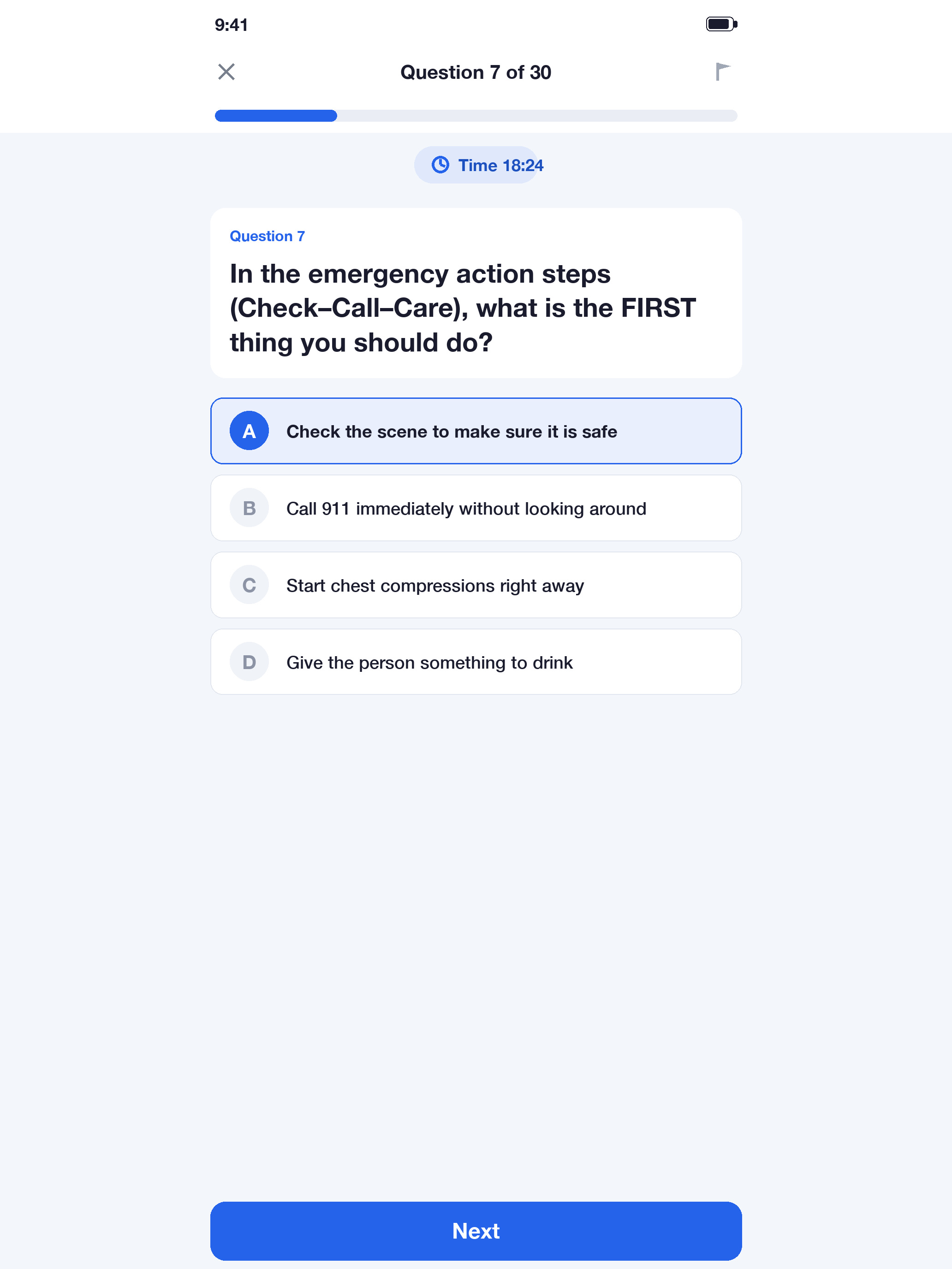 US First Aid CPR Test screenshot 8