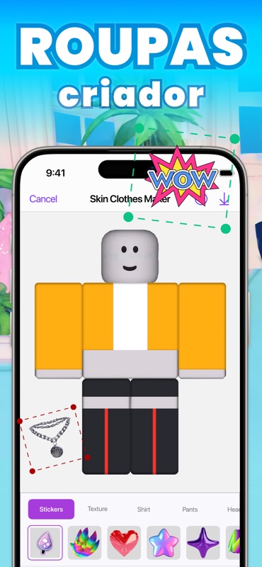 Skins & Roupas para Avatar screenshot 4