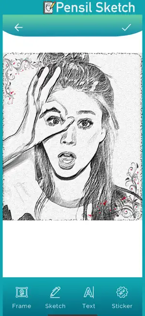 Pensil Sketch Art : SketchSnap screenshot 2