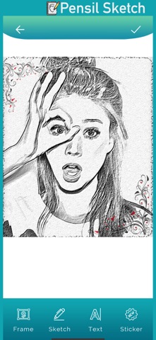 Pensil Sketch Art : SketchSnap screenshot