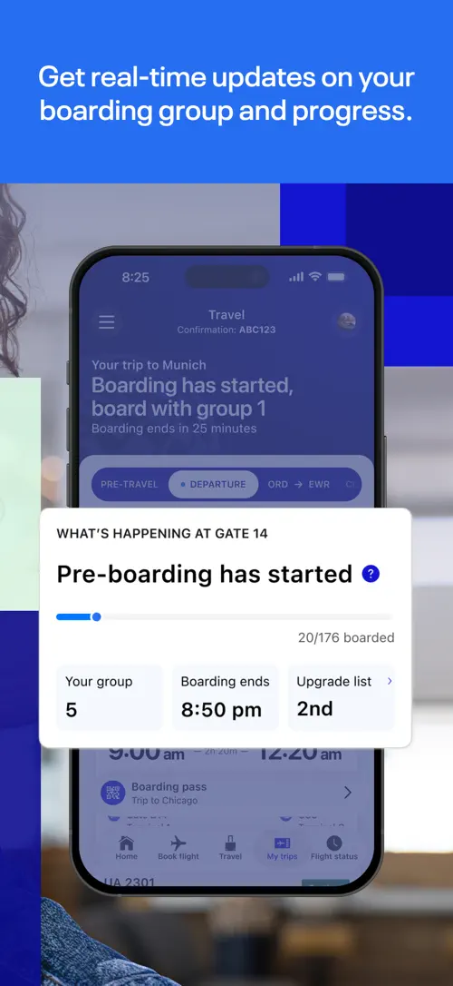 United Airlines screenshot 2