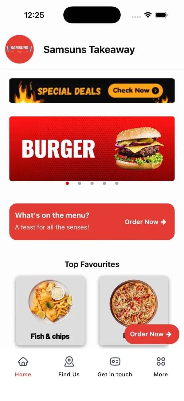 Screenshot #1 pour Samsuns Takeaway Edinburgh