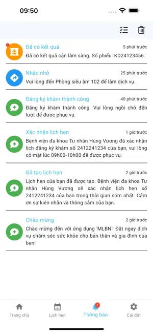 HungVuong Healthcare iPhone screenshot 5