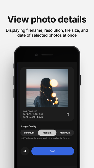 PhotoSlim - Reduce Photo Size Screenshot