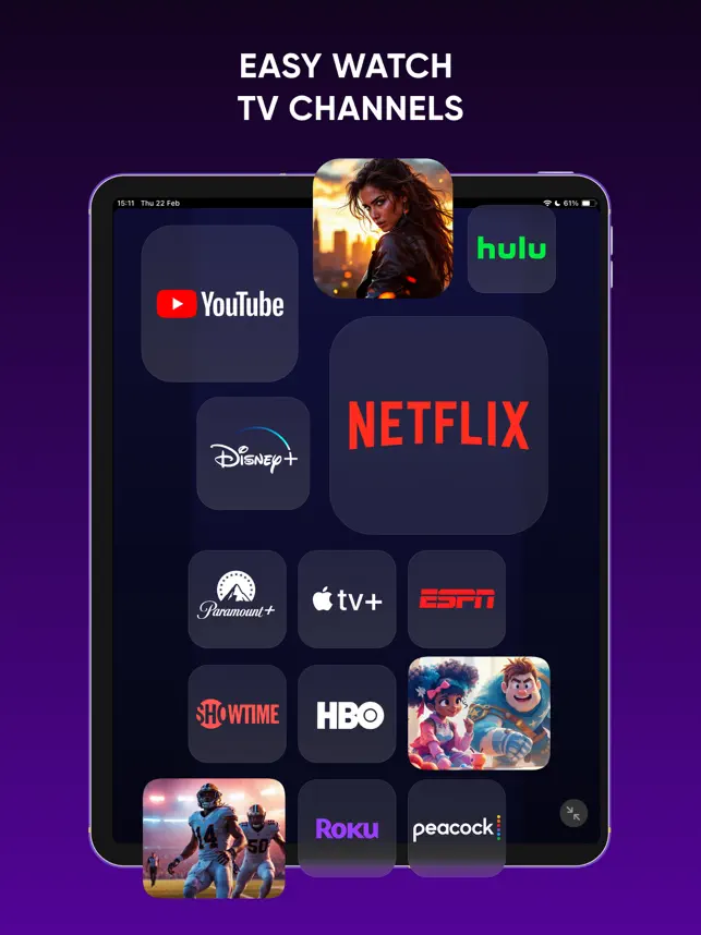Remote Control For TV Plus4+_2