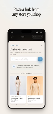 ByMIRA — Virtual Try-On iPhone screenshot