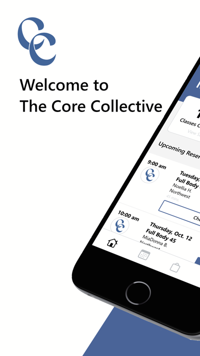 The Core Collective iPhone screenshot 1 - Health & Fitness app