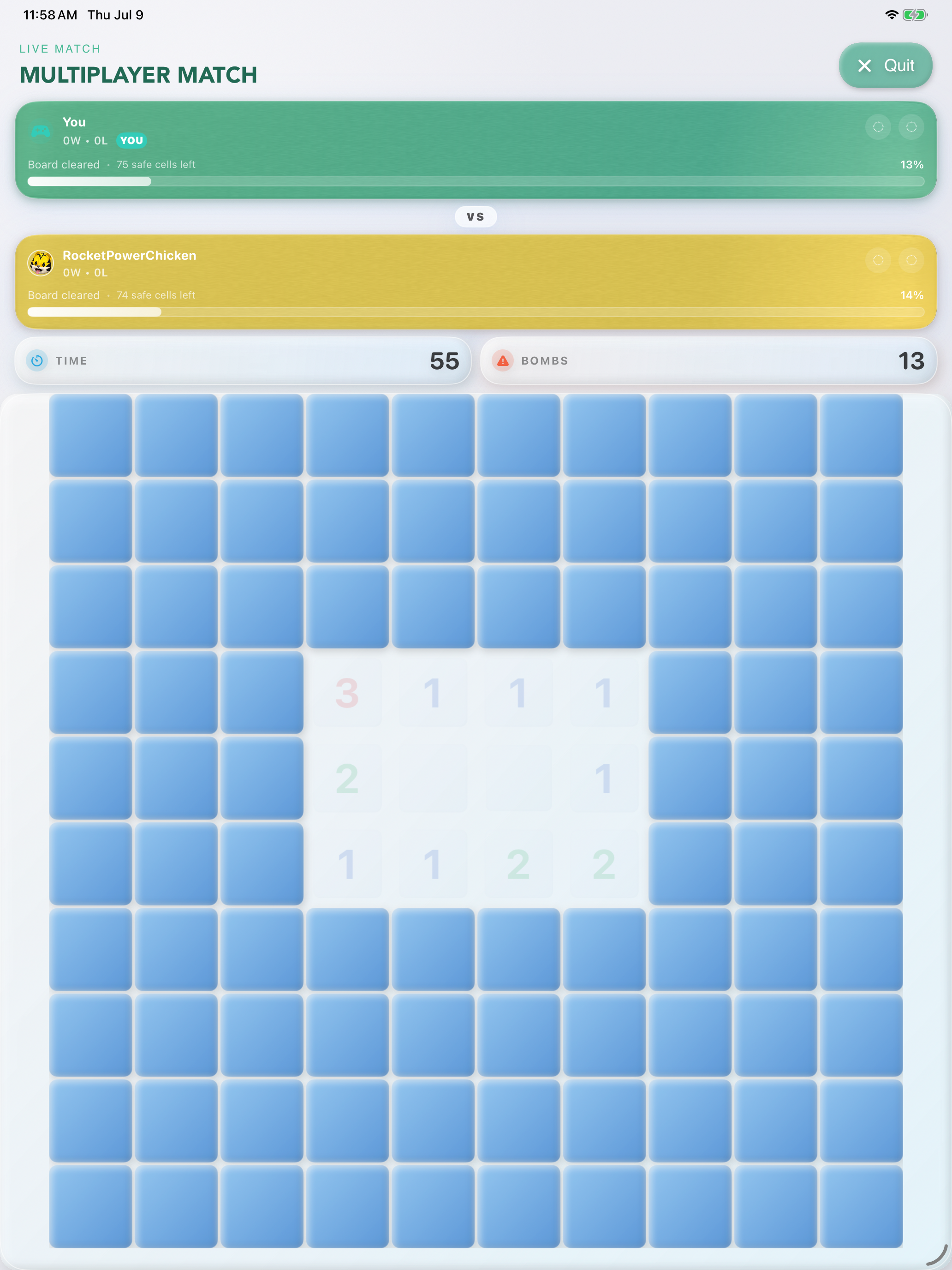 Sweeple - Minesweeper Battle screenshot 8