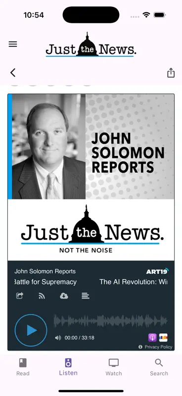 Just the News App screenshot 2 of 6