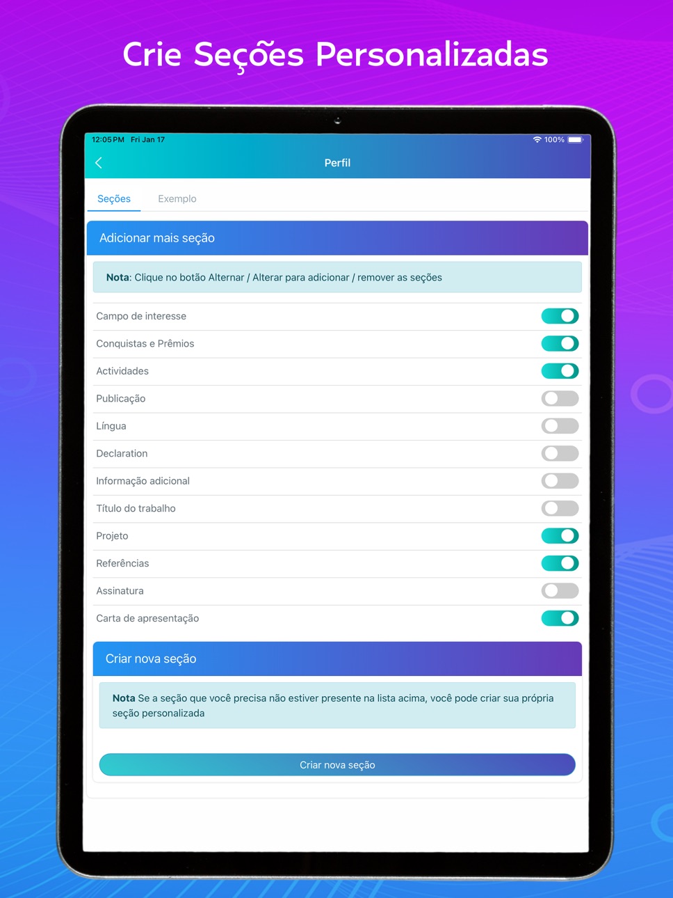 iPad screenshot
