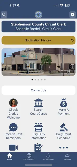 Stephenson Co Circuit Clerk IL screenshot 1
