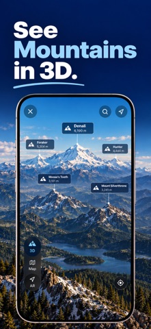 Mountain Identifier: Peaklens screenshot