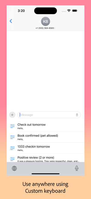 Templates - Custom Keyboard Screenshot 4 of 6