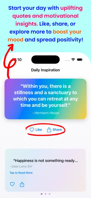 InspireMe: Famous Quotes screenshot 1