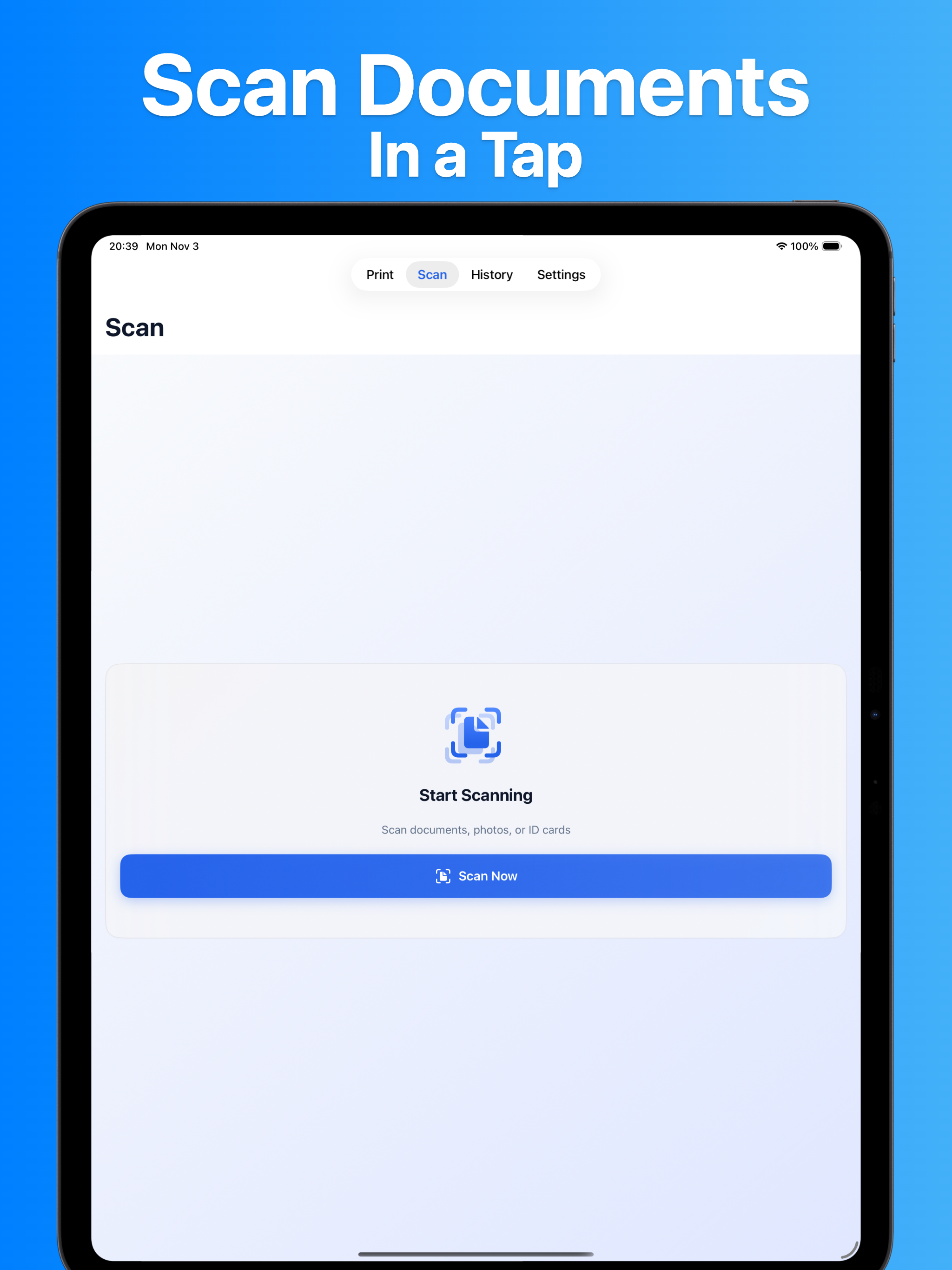 Printer app, Smart AIR printer