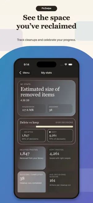 PicSwipe - Camera Roll Cleaner screenshot 4