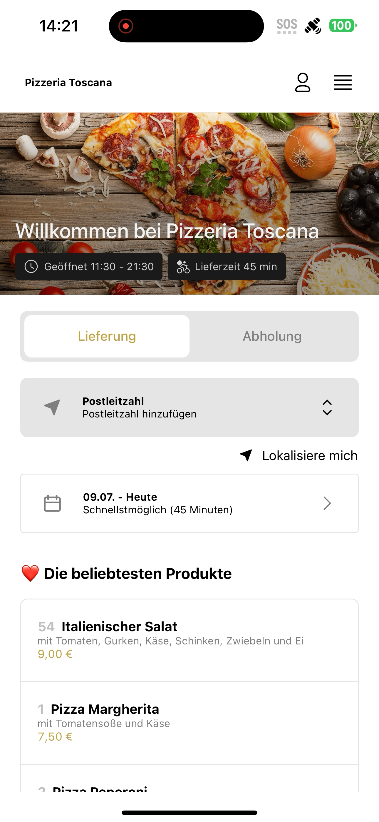 Pizzeria Toscana screenshot 6