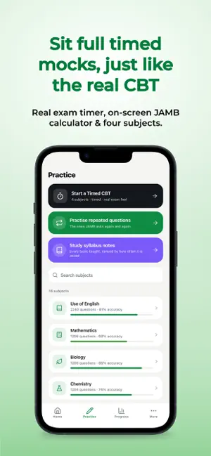 JAMB Pro: Past Questions & CBT screenshot 3
