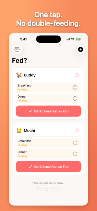 Fed? Pet Feeding Tracker & Log Screenshot 2 of 8