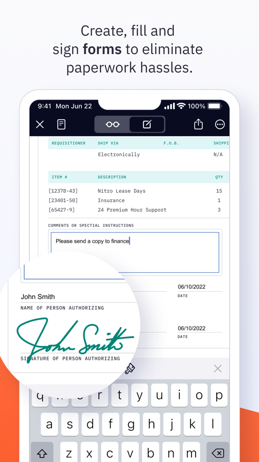#4. Nitro PDF Pro: Read & Edit (iOS) Podle: Nitro Software, Inc.