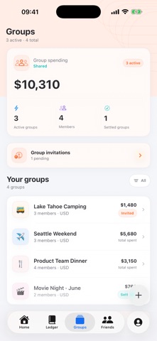 DebtSyn: Debt & IOU Tracker iPhone screenshot