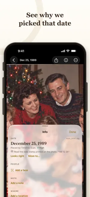 Timeline Scan: Date Old Photos screenshot 3
