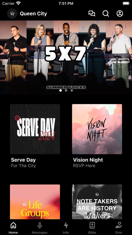 Queen City Church App