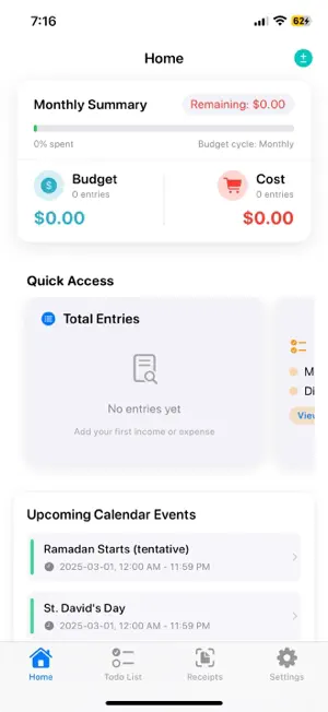 To Do List: Planner & Budget screenshot 2