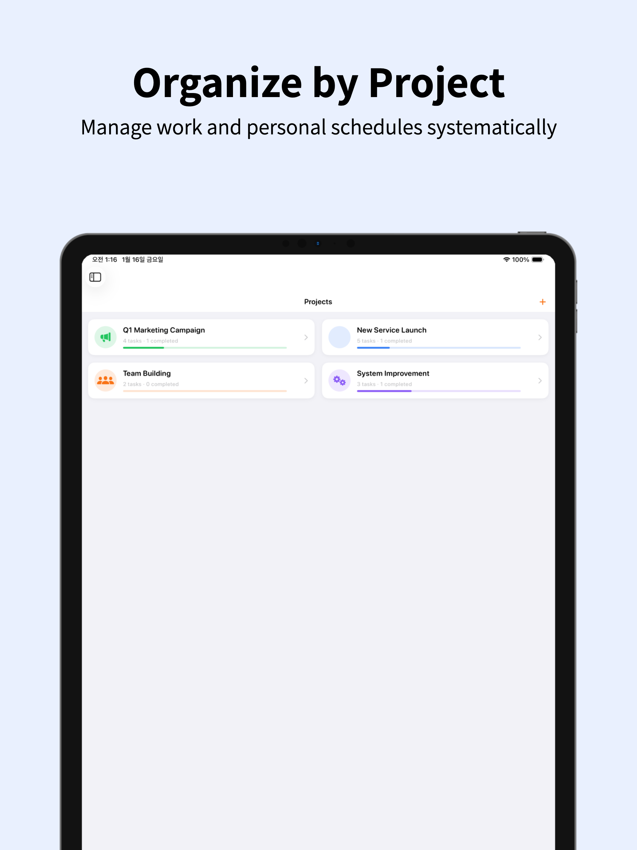 Glance: Project & Task Planner screenshot 13