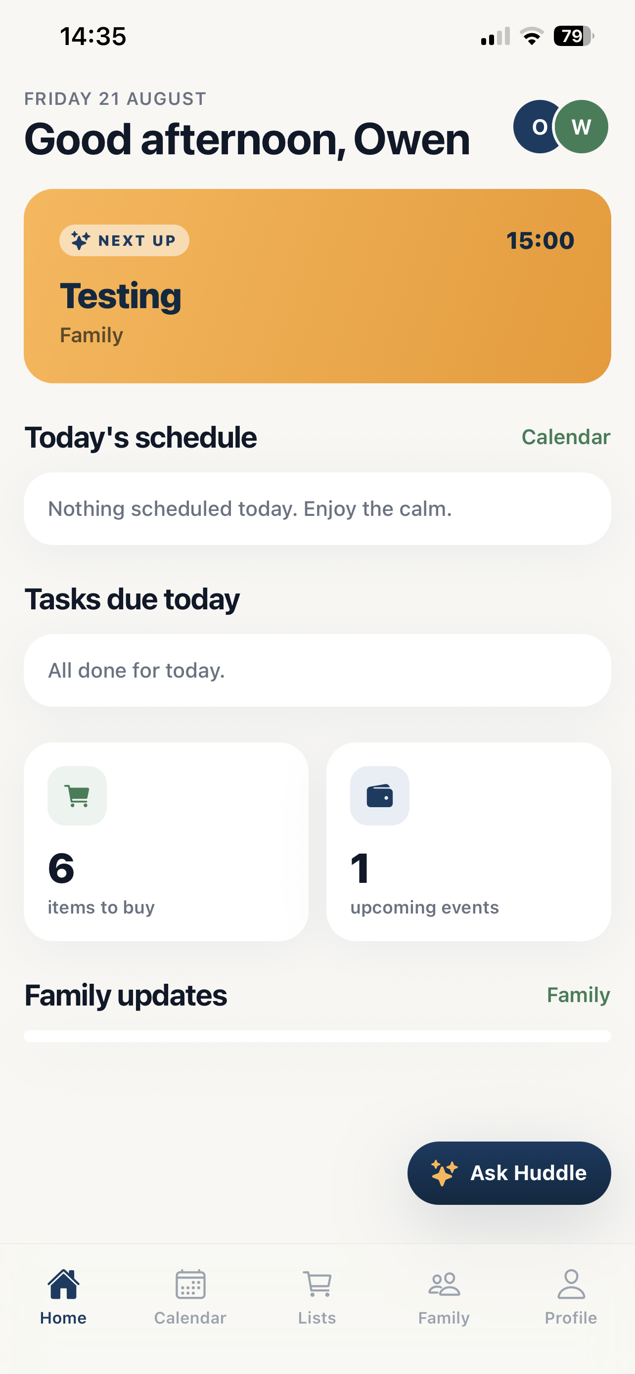 Huddle: The Family Helper screenshot 4