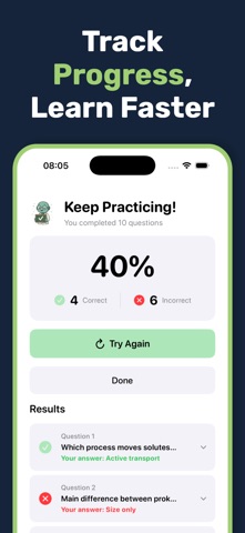 Biology AI - Study Scanner iPhone screenshot