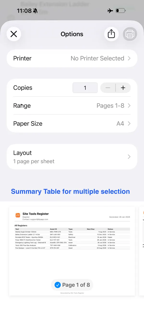Screenshot #3 pour Site Tools Register