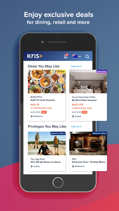 Kris+ by Singapore Airlines iPhone screenshot 4