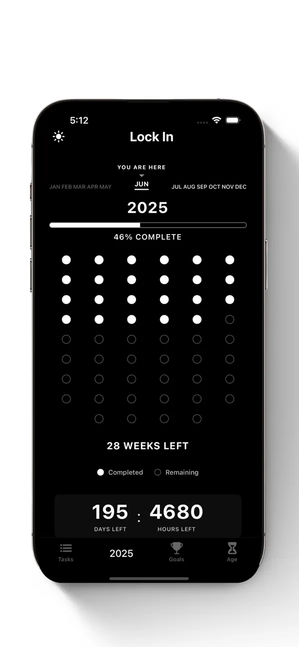 Screenshot #1 pour LockIn Daily -  Track Time