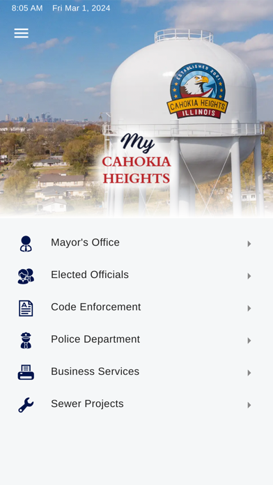 Screenshot 1 of My Cahokia Heights App