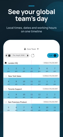 World Clock • Easy Timezones Screenshot 1 of 6