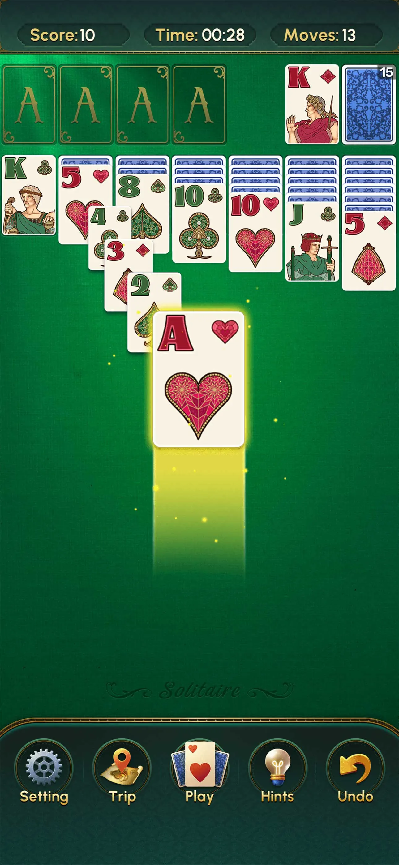 Solitaire-Classic Deluxe Cards screenshot 6
