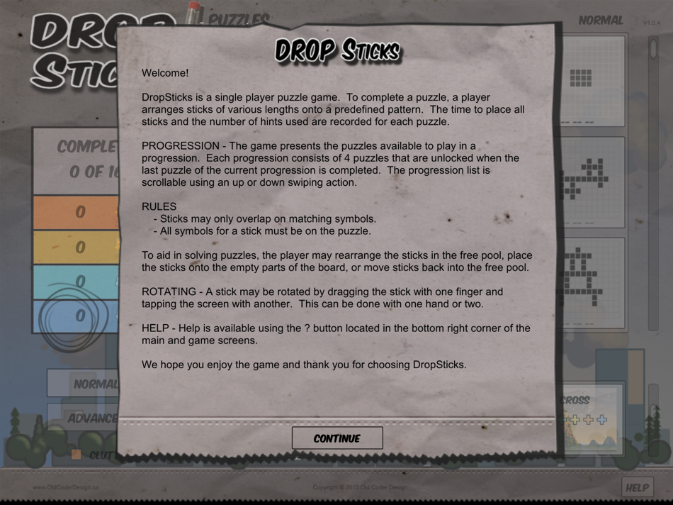 #5. Drop Sticks (iOS) 由: Old Coder Design