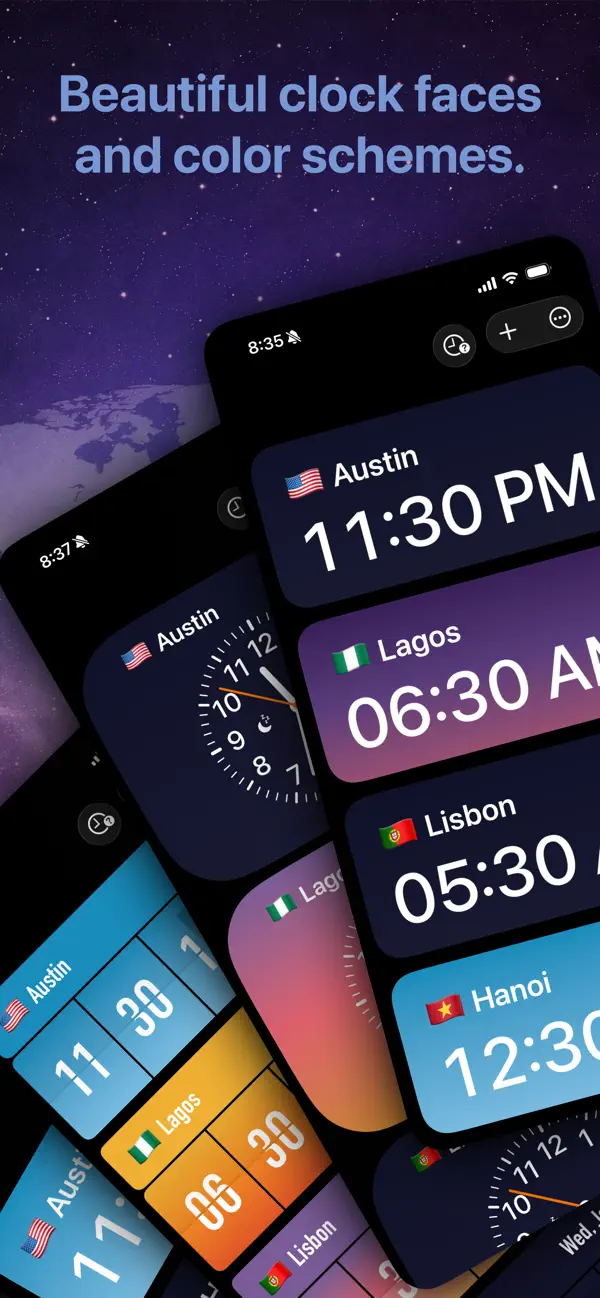 timZones World Clock Screenshot 2