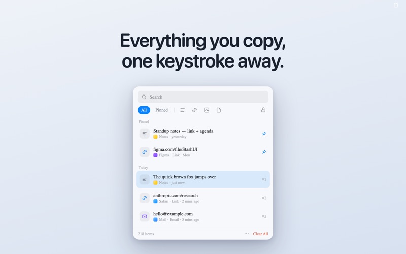 Stash – Clipboard Manager screenshot