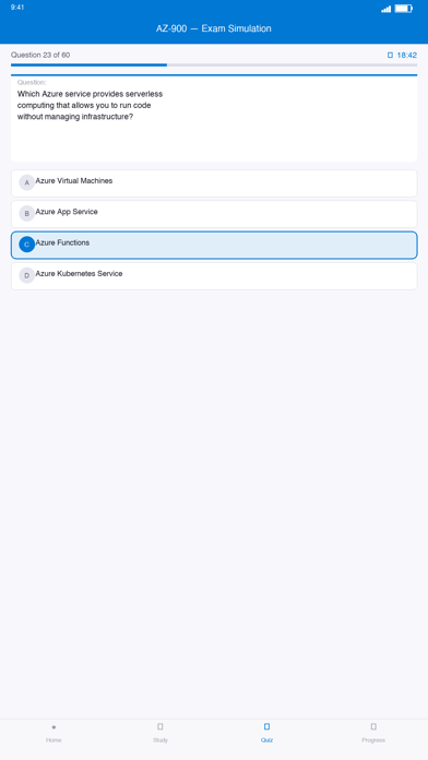 Screenshot #3 pour AZ-900 Azure Fundamentals Prep