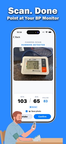 Blood Pressure App - EasyBP Screenshot 1 of 8
