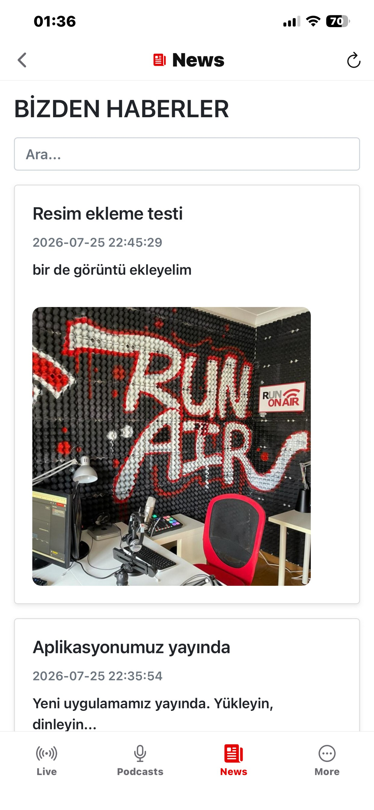 RADIO RUN ON AIR screenshot 3