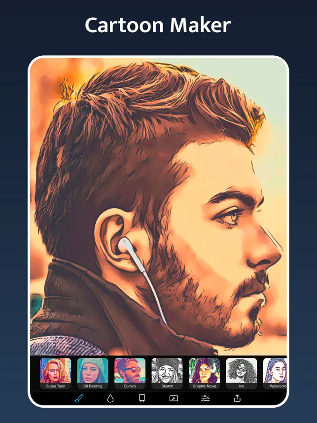 Instant Toon カメラ: アートフィルター効‪果‬4+_4