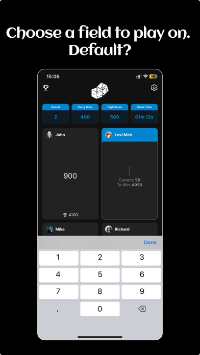 Chance Dice App Screenshot